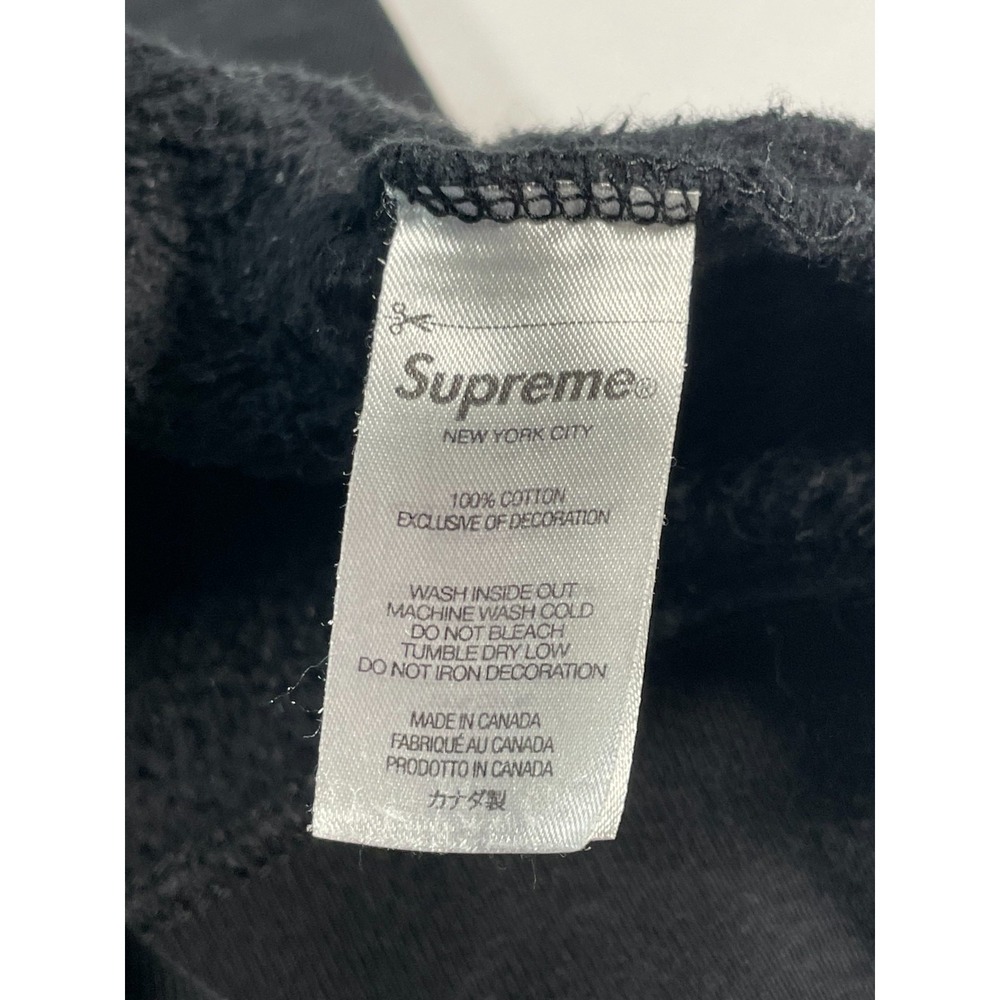 SUPREME × WTAPS Sic'em! Hooded Sweatshirt Men's Size M Black - Picture 13 of 16